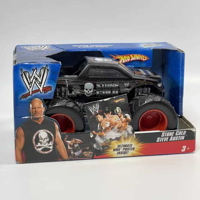 HOT Wheels Monster Trucks- Stone Cold Steve Austin Bone Shaker # 2/10 –  Toys Onestar