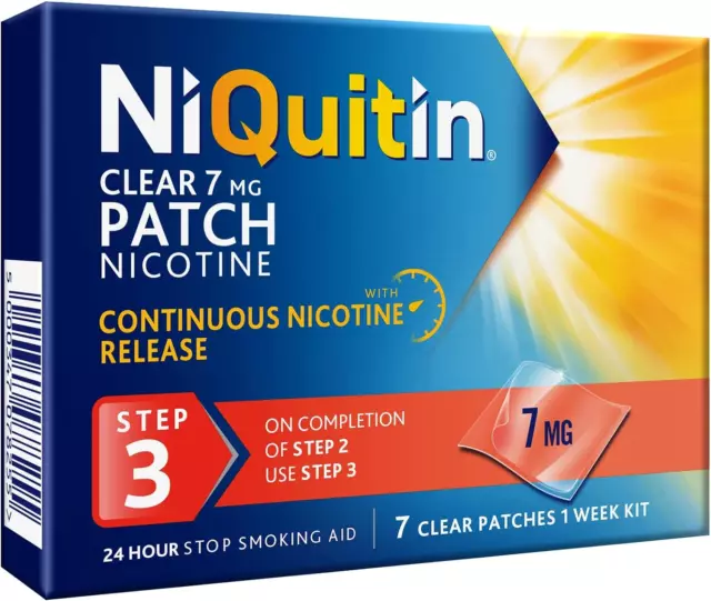 NiQuitin 7mg Nicotine Patch, Pack of 7