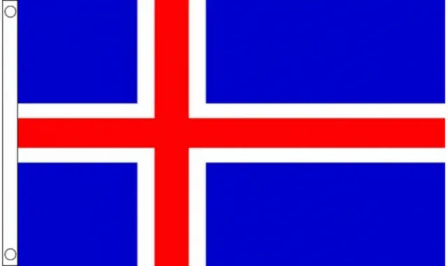 Islandia Nacional Bandera Ataúd Cortina Con Speedy Despacho