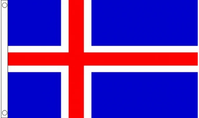 Islandia Nacional Bandera Ataúd Cortina Con Speedy Despacho
