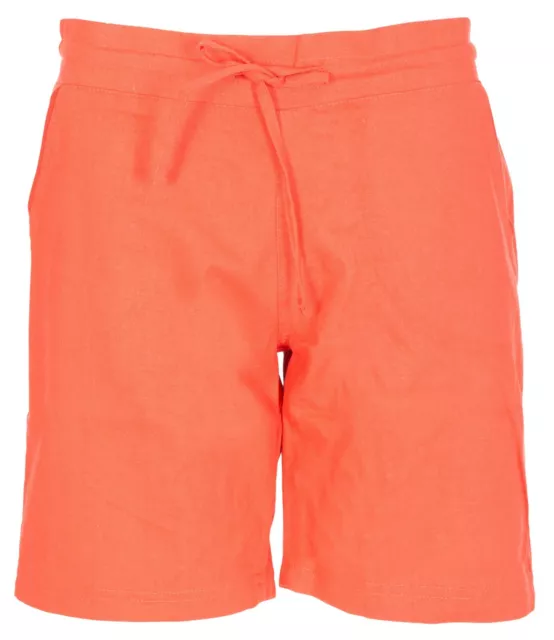 New Womens Ladies Summer Holiday Linen Plain Drawstring Shorts Hot pants Bottom
