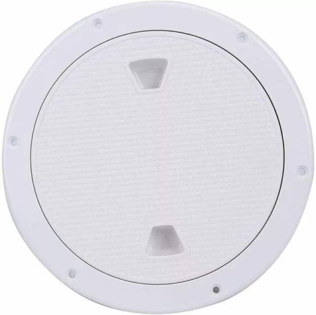 Amarine Made 6 Inch Marine Boat Round Non Slip Inspection Hatch Hatch Deck Plate