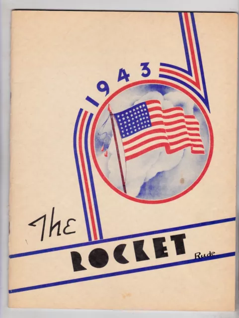 1943 Little Rock High School Yearbook, Rocket, Little Rock, Iowa