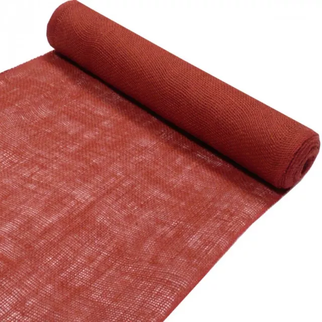 Jute Tissu de D'Ameublement Toile Épaisse Jute 0,5x9,1m Rust