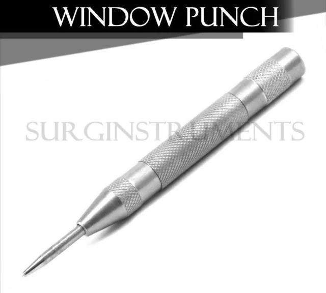 Window Punch Glass Breaker EMS EMT Paramedic Tools Stainless German Grade