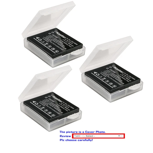 Kastar Replacement Battery for Ricoh DB-60 DB-65 Ricoh GR G600 G700 G700SE