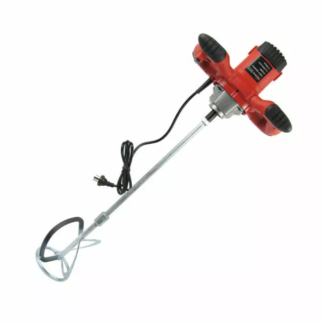 2100W Mortar Mixer Cement Render Paint Concrete Glue Plaster Rotary Drill Shaft