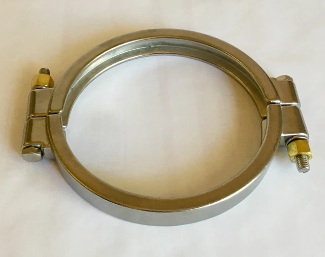 6& STAINLESS STEEL Tri Clamp Sanitary High Pressure Clamp Bolted Closed ...