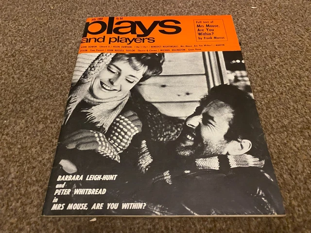 PLAYS AND PLAYERS Magazine 1968 Jul Barbara Leigh-Hunt Peter Whitbread ...