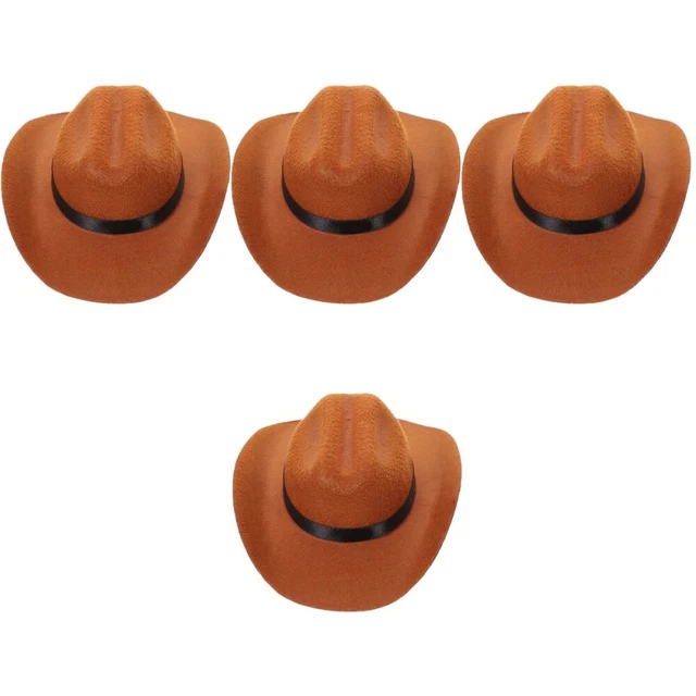 4 pz cappello da cowboy cane delicato cappello per cuccioli resistente all'usura decorativo
