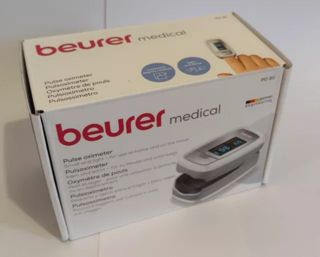 Beurer medical  Marken Puls Oximeter PO30 originalverpackt * wie neu*