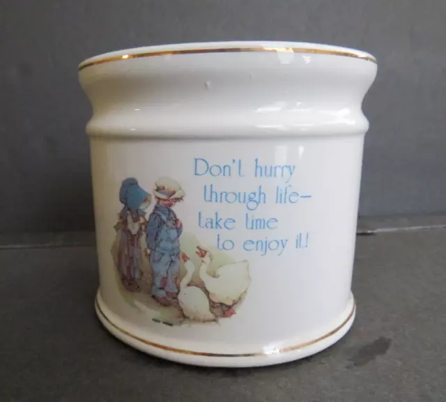 Holly Hobbie Pillar Candle Holder ~ Made in Japan