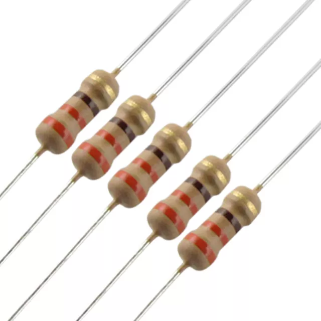 50 x 1/4W 250V 330 ohm Carbon Film Resistor Axial Lead