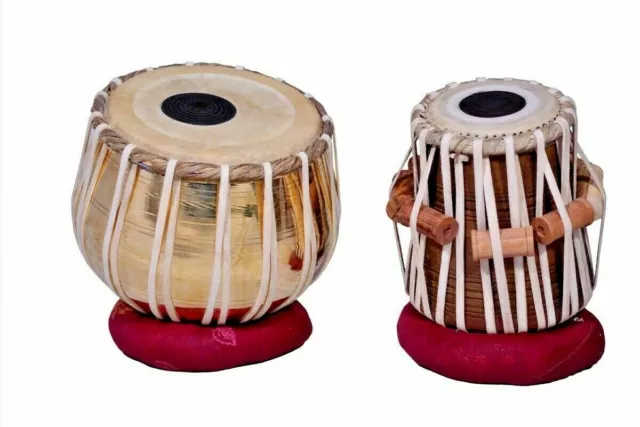 Professional Folk Musical Instrument Brass Tabla High Quality Drums Set With Bag