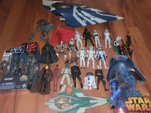 Star Wars Hasbro Clone Trooper Und Jedi Konvolut 20 Figuren Lose Und Ovp