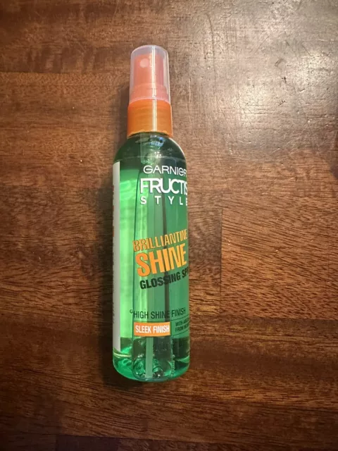 Garnier Fructis Style Brilliantine Shine Glossing Spray, All Hair Types, 3 oz