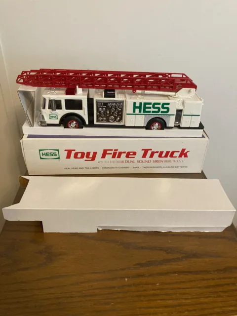 1989 Hess Toy Fire Truck Bank