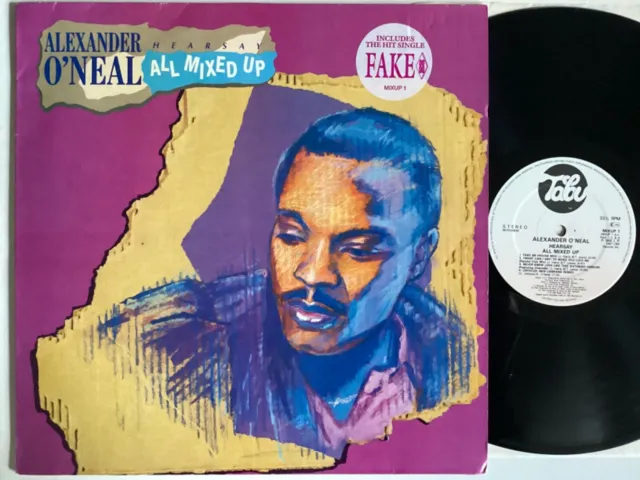 Alexander O’neal Hearsay All Mixed Up Vinyl Lp U.k Orig Tabu Promo Criticize -