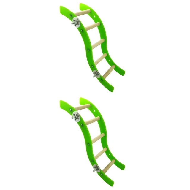 2x Papagei Kauen Spielzeug Vogel Käfig Zubehör Vogel Käfig Schaukel 2