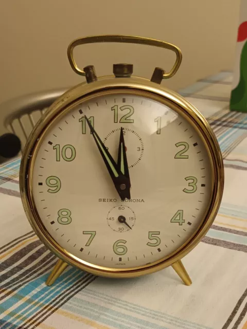 Seiko Corona - Sveglia da Tavolo Vintage Funziona!