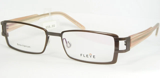 LUNETTES FLEYE FRID 12282 Marron Mocha En Beta-Titane 51-17-139 (Notes ...