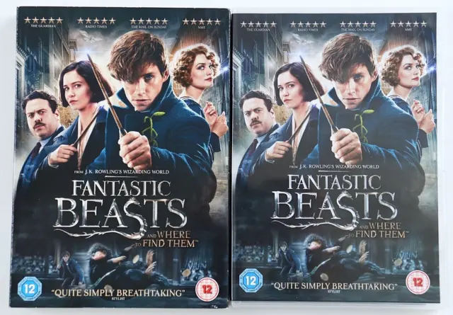 Fantastic Beasts And Where To Find Them - DVD Movie + Slipcase (Region 2) [2017]
