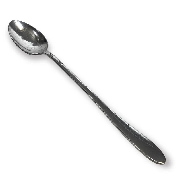 Union Pacific Railroad UPRR Dining Car Silverplate 8” Iced Tea Spoon (As-Is)