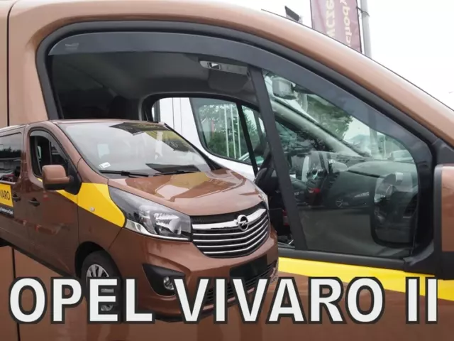 HEKO Windabweiser OPEL VIVARO II ab 2014 2-teilig Satz Vorne Regenabweiser