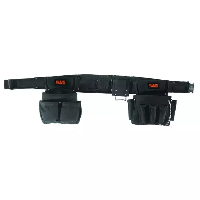 Klein Tools  Black Nylon Electricians Combo Belt & Pouches Multiple Storage