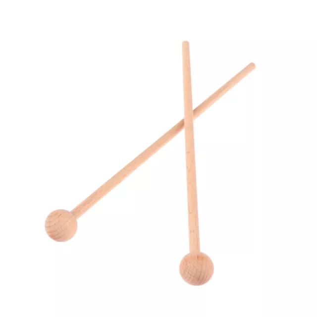 1Pair Massivholzklopfstangen Hammer Kinderpercussion Instrumente