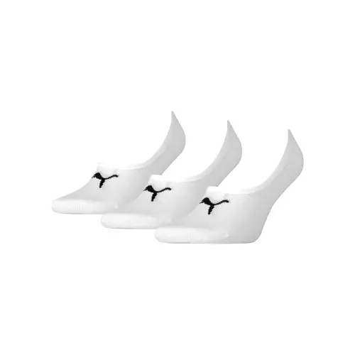 Puma Footie Socks 3 Paia White Set Kit Calze Fantasmini Unisex