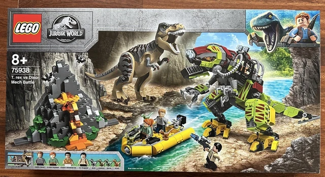 LEGO JURASSIC WORLD T-Rex vs Dino Mech Battle 75938 flambant neuf ...