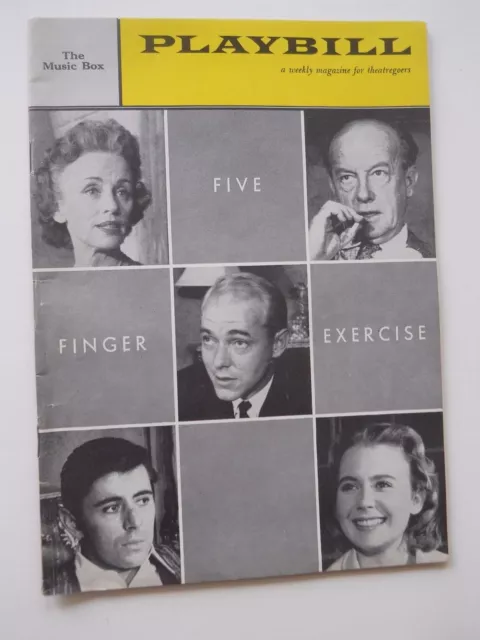 1960 - Playbill - The Music Box Theatre - Five Finger Excerise - Jan. 18