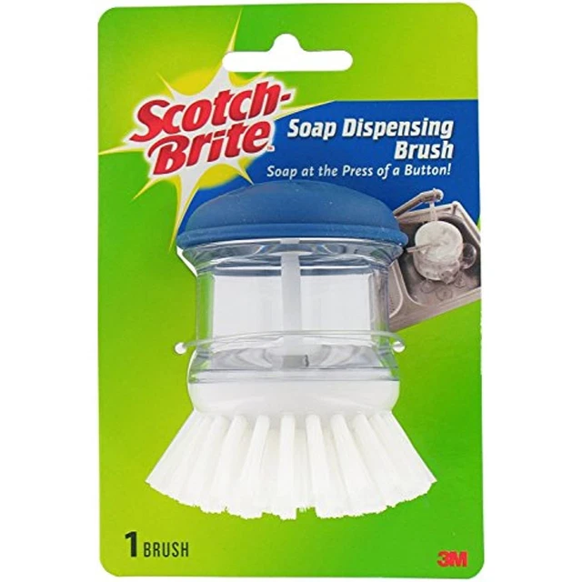 3M Scotch-Brite 4 in. W Plastic Dish Brush