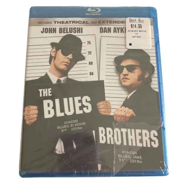 The Blues Brothers 1980 Blu-Ray, 2011 Extended Edition Belushi Aykroyd NEW