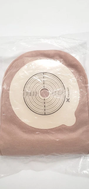 5 bolsas de colostomía bolsa de ostomía de una pieza, bolsa drenable de ostomía para ileostomía