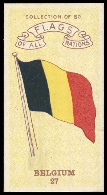Nugget - 'Flags of all Nations'  #27 Belgium (c1925)