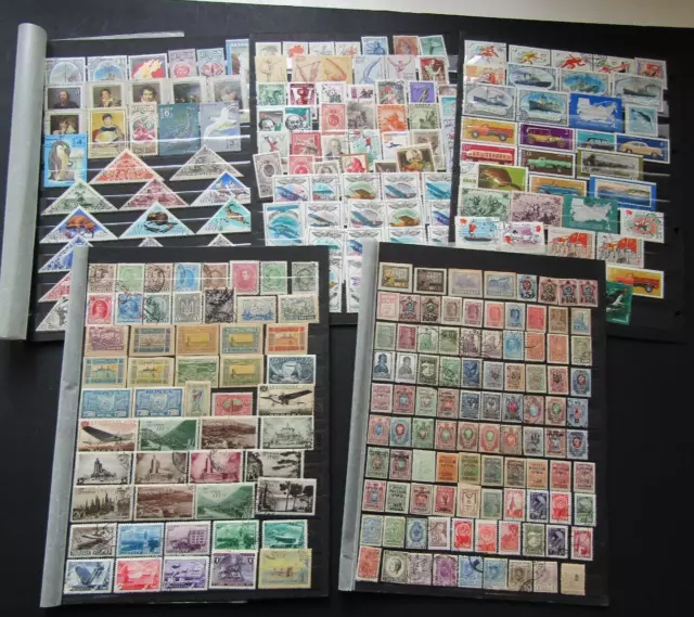 Russia - Vintage Mint & Used Collection On Large Stocksheets