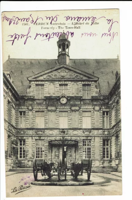 CPA - Carte postale - France - Verdum avant la guerre 14-18-Hôtel de Ville- S897