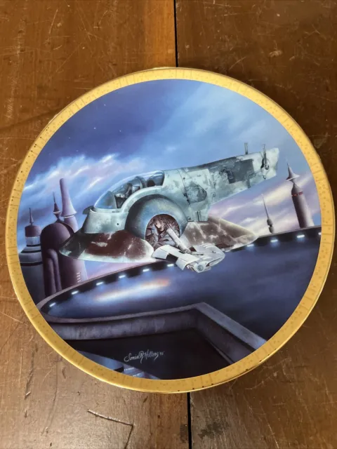 Star Wars Hamilton THE SLAVE I Space Vehicles Collector Plate 1996