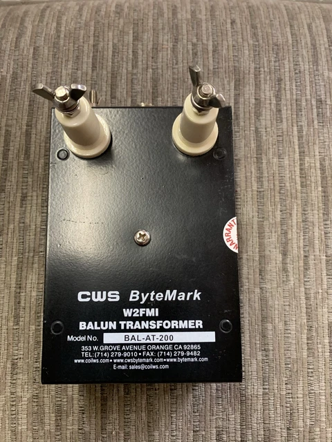 Balun MFJ-911 4:1 – 200 Ohm équilibré / 50 Ohm Déséquilibré – Neuf