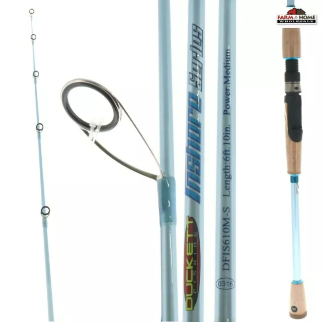 6'10 DUCKETT INSHORE Medium Spinning Fishing Rod ~ NEW $119.95