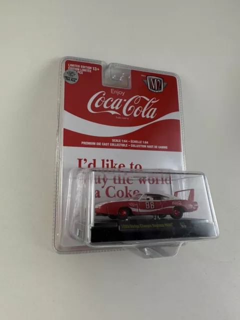 M2 Machines Coca Cola 1969 Dodge Charger Daytona Hemi Chase 1 of 750 New 2