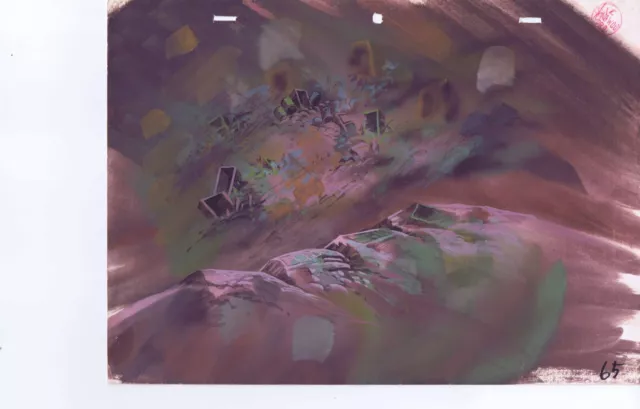 Captain Planet Original Animation Production Art Painted Cel Background 65