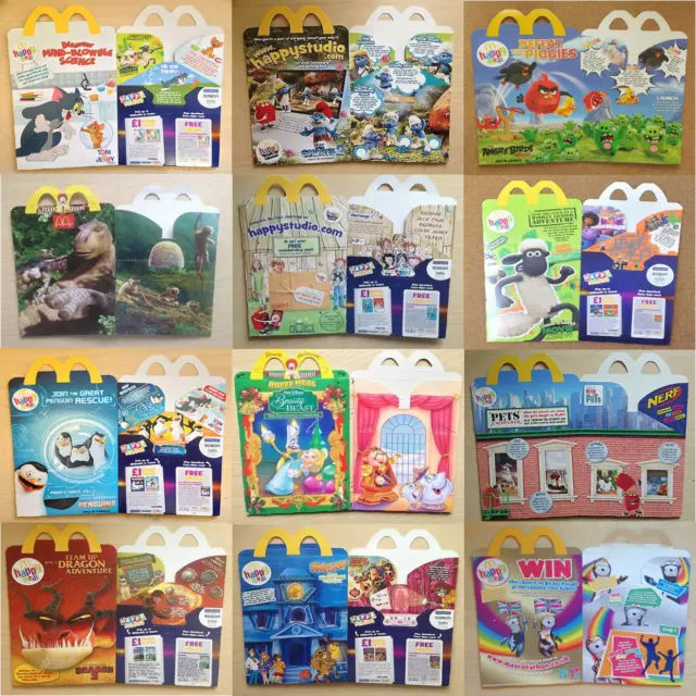 McDonalds Happy Meal Spielzeug Sammlerbox nur leer, aber brandneu - verschiedene