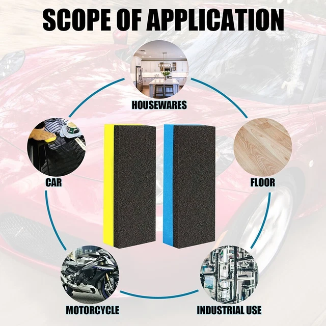 Almohadilla aplicadora de esponja de espuma duradera y efectiva perfecta para pulir automóviles