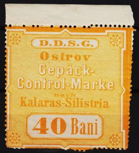 reklamemarke gepäck-kontrollmarke DDSG donau-dampfschiffahrts-gesellsch., g/0407