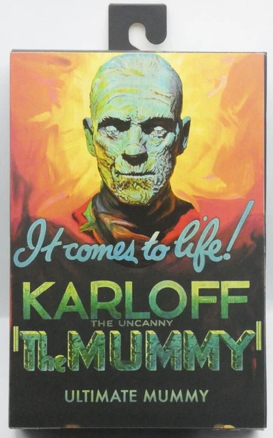 NECA UNIVERSAL MONSTERS ULTIMATE THE MUMMY 1932 B&W Boris Karloff £42. ...