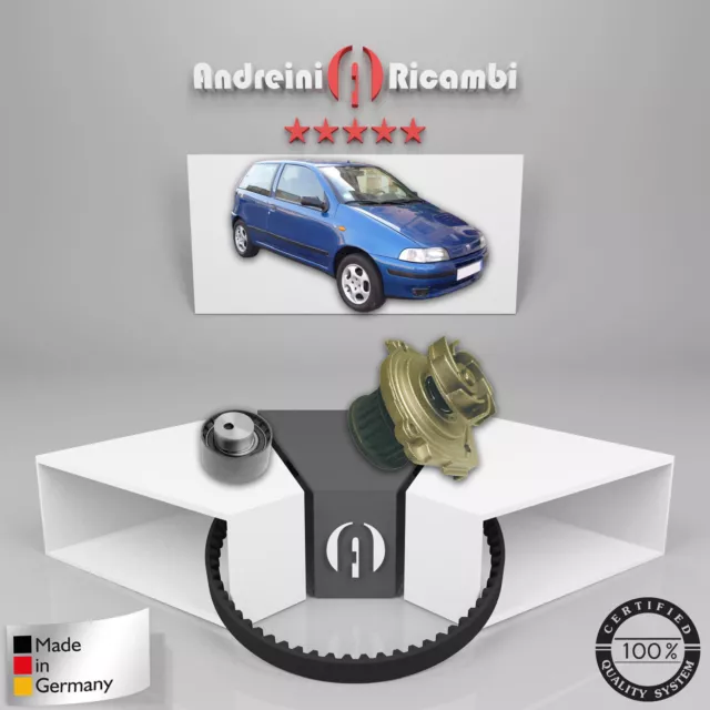 Kit Distribuzione + Pompa Acqua Fiat Punto 1.2 16V 63Kw 86Cv 1999 ->