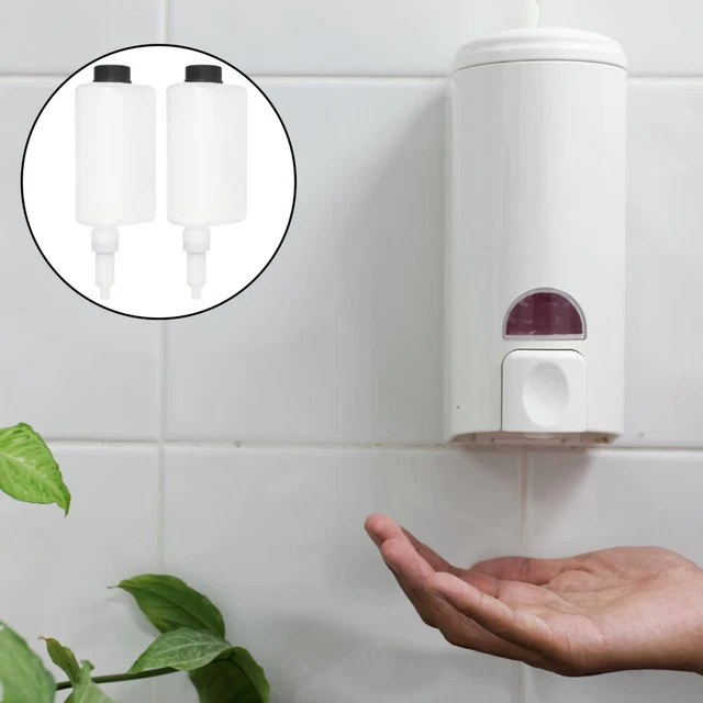 MANUAL SOAP DISPENSER Replacement Bottle Set Wall Mountable £8.19